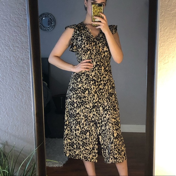 Leopard Print Dress - Picture 3 of 3
